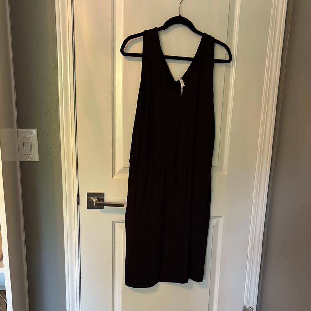 Soma Black Sleeveless V-Neck Sundress NWOT